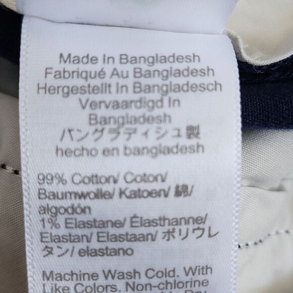 J. Crew Re-Imagined navy blue 99% cotton shorts, 5" inseam, size 30 - Picture 5 of 8